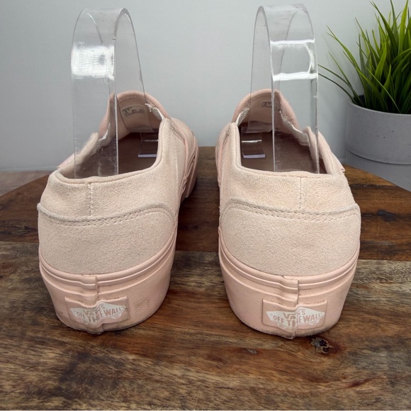 Vans Slip-On Platform Sneaker - Pink Suede - Picture 4 of 8